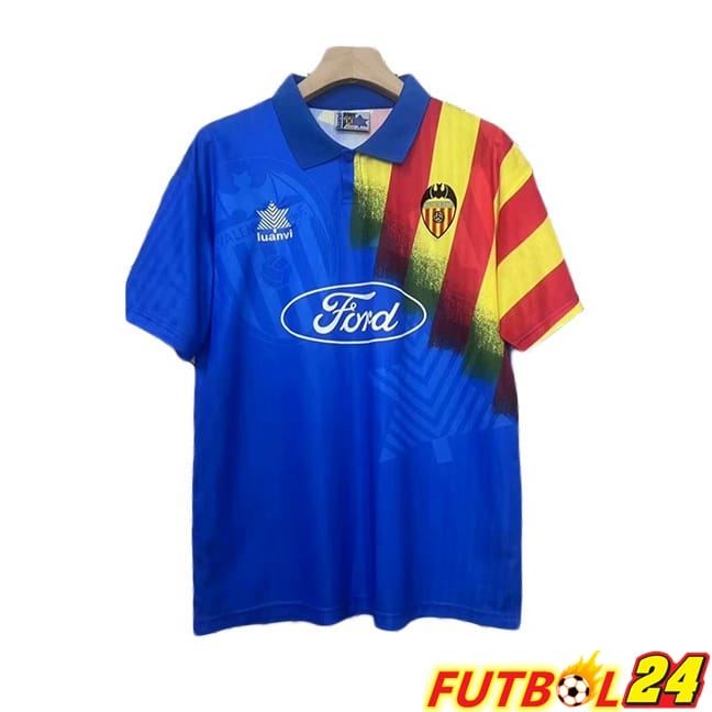 Camisetas De Futbol Valencia CF Retro Segunda Azul 1995-1996