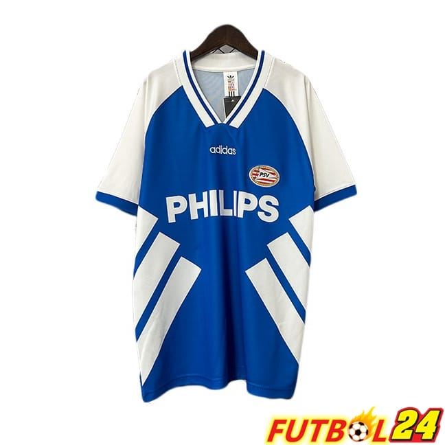 Camisetas De Futbol PSV Eindhoven Retro Segunda Blanco Azul 1994