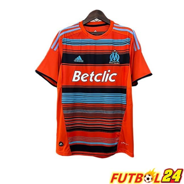Camisetas De Futbol Marsella OM Retro Tercera Naranja 2011-2012
