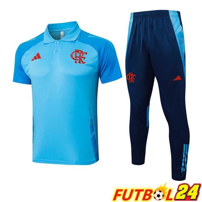 Camiseta Polo Flamengo + Pantalones Azul 2025/2026