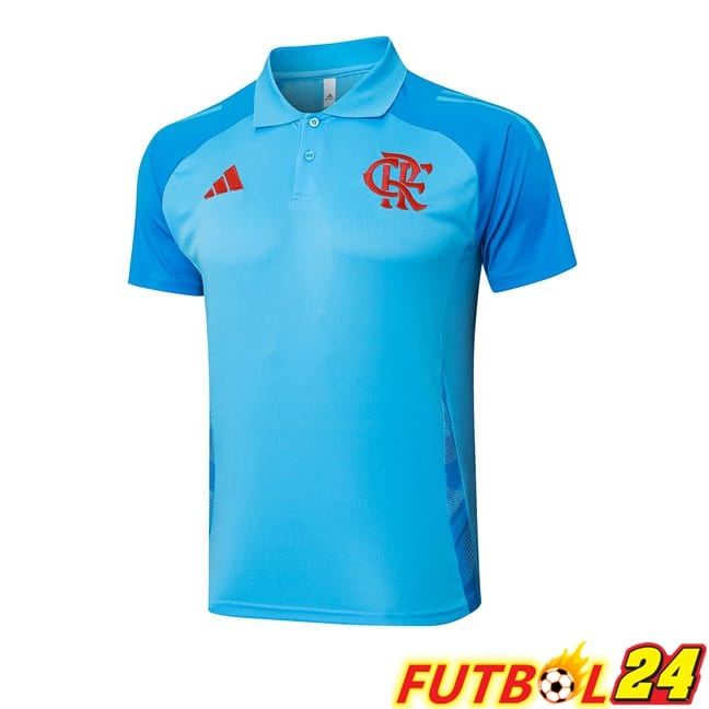 Camiseta Polo Flamengo Azul 2025/2026