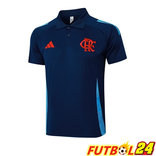 Camiseta Polo Flamengo Azul Real 2025/2026