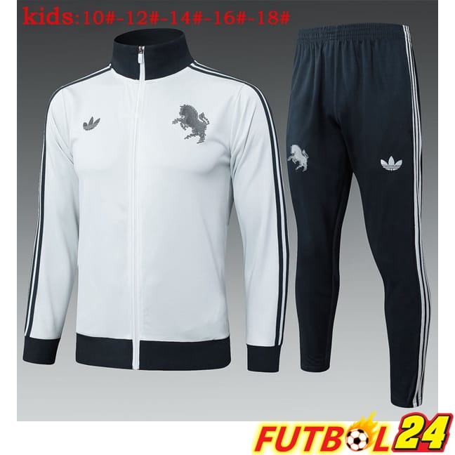 Chandal Equipos De Futbol - Chaqueta Juventus Ninos Gris 2025/2026