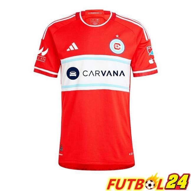 Camisetas De Futbol Chicago Fire FC Primera Rojo 2025/2026