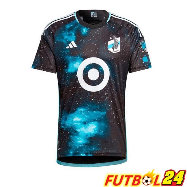 Camisetas De Futbol Minnesota United Primera Negro Azul 2025/2026