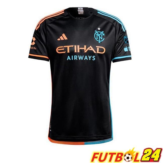 Camisetas De Futbol New York City Segunda Negro 2025/2026