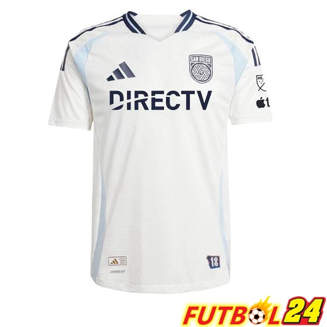 Camisetas De Futbol San Diego FC Segunda Blanco 2025/2026
