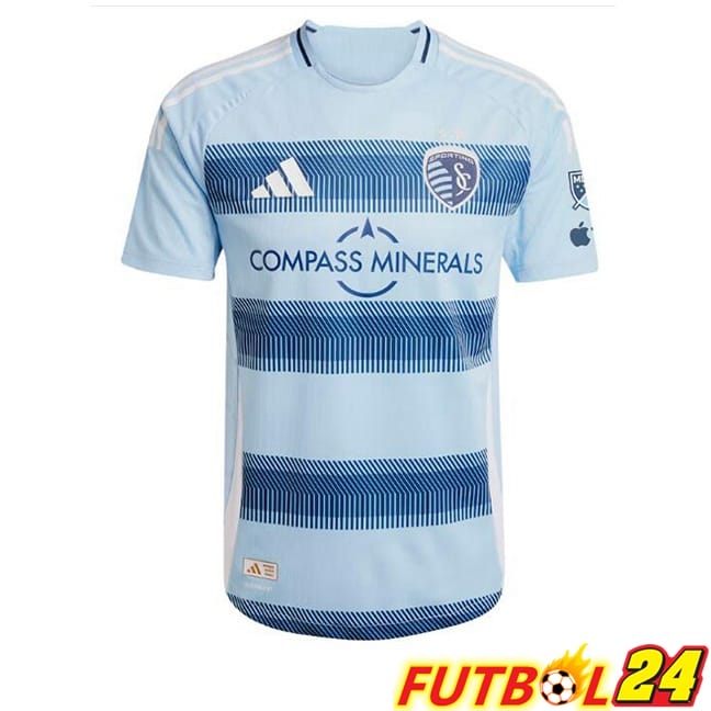 Camisetas De Futbol Sporting Kansas Primera Azul 2025/2026