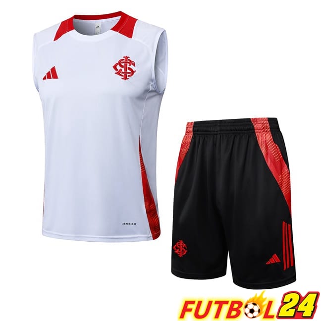 Chalecos De Futbol SC Internacional + Cortos Blanco 2025/2026
