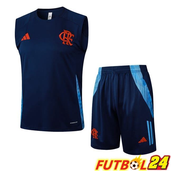 Chalecos De Futbol Flamengo + Cortos Azul Real 2025/2026