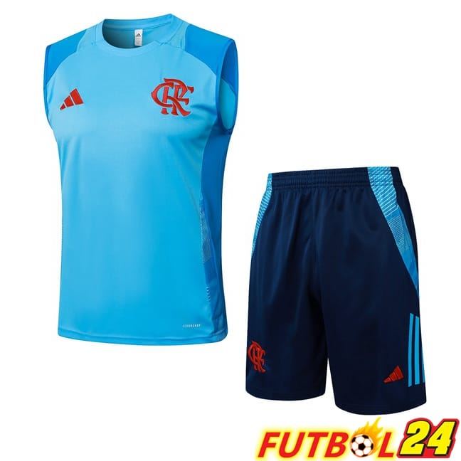 Chalecos De Futbol Flamengo + Cortos Azul 2025/2026