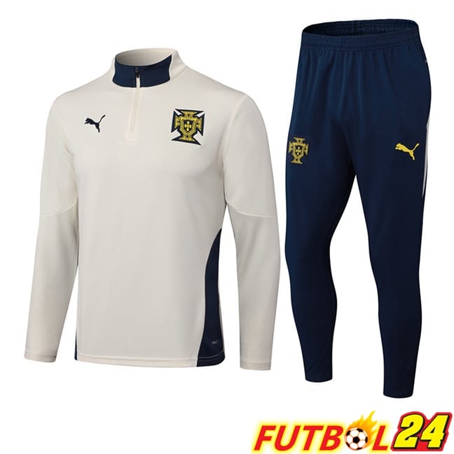 Chandal Equipos De Futbol Portugal Blanco 2025/2026