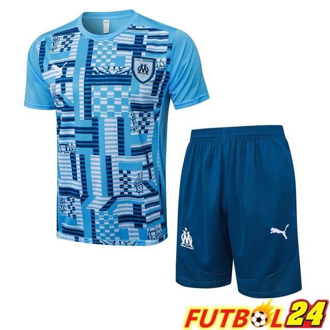 Camiseta Entrenamiento Marsella OM + Cortos Azul 2025/2026