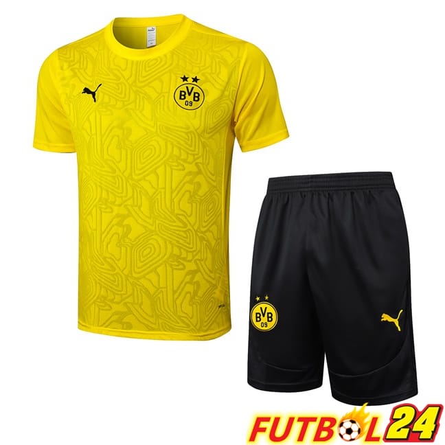 Camiseta Entrenamiento Dortmund BVB + Cortos Amarillo 2025/2026