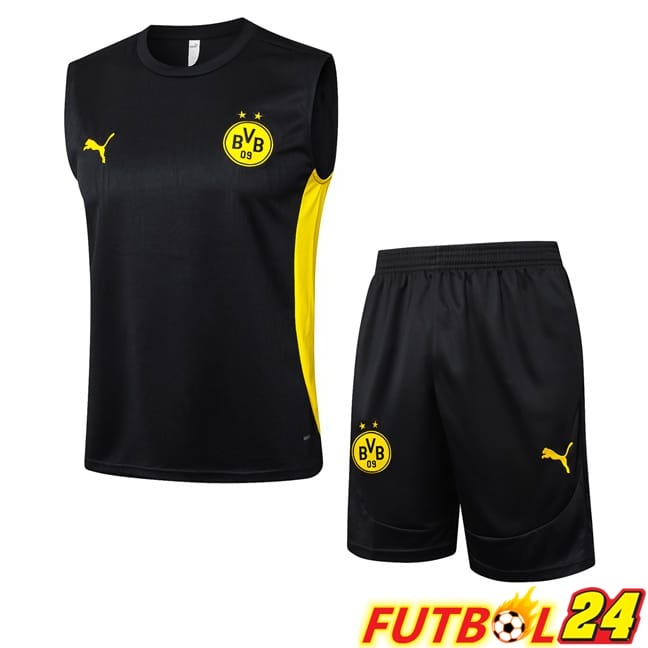 Chalecos De Futbol Dortmund BVB + Cortos Negro 2025/2026