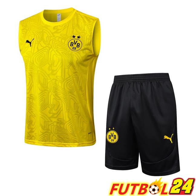 Chalecos De Futbol Dortmund BVB + Cortos Amarillo 2025/2026