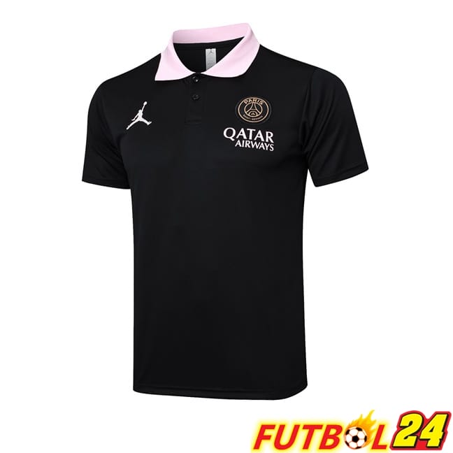 Camiseta Polo Jordan Paris PSG Negro 2025/2026
