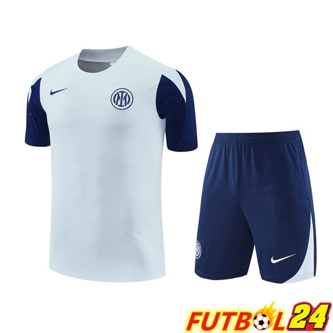 Camiseta Entrenamiento Inter Milan + Cortos Azul 2025/2026