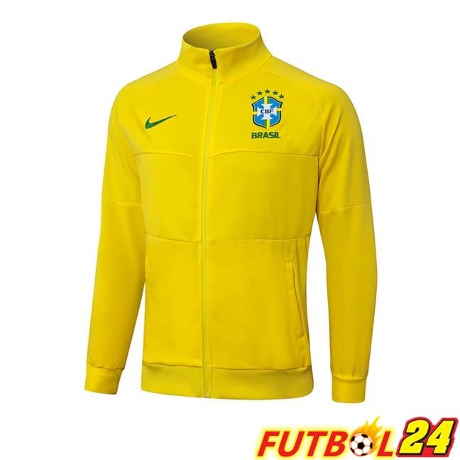 Chaquetas Futbol Brasil Amarillo 2025/2026