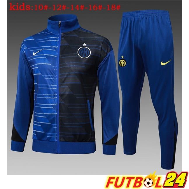Chandal Equipos De Futbol - Chaqueta Inter Milan Ninos Azul Real 2025/2026