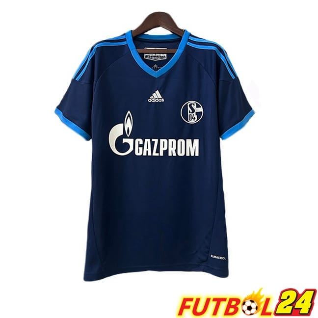 Camisetas De Futbol Schalke 04 Retro Segunda Azul 2010-2011