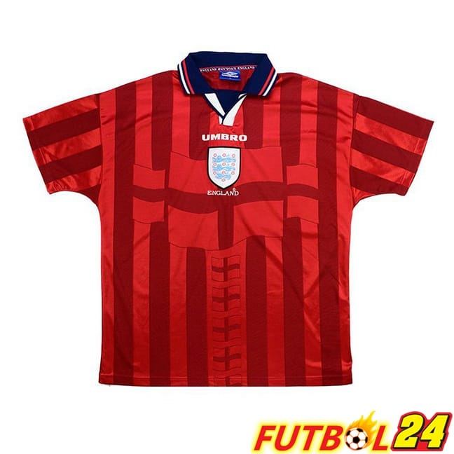 Camisetas De Futbol Inglaterra Retro Segunda Rojo 1998