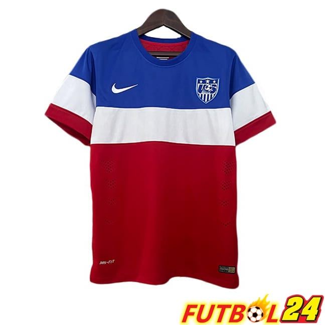 Camisetas De Futbol États-Unis Retro Segunda Rojo Azul 2004