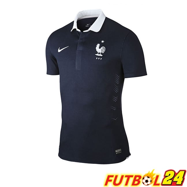 Camisetas De Futbol Francia Retro Primera Azul Real 2014