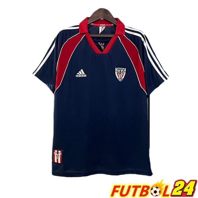 Camisetas De Futbol Athletic Club Retro Segunda Azul Real 1999-2000