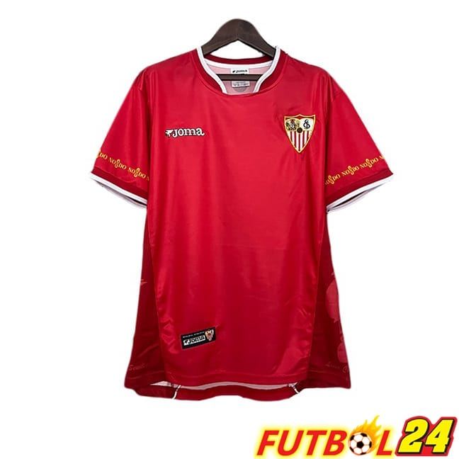 Camisetas De Futbol Sevilla FC Retro Segunda Rojo 2003-2004
