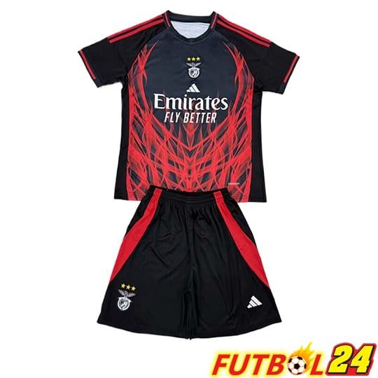 Camisetas De Futbol Benfica Ninos Edición Especial Negro/Rojo 2025/2026