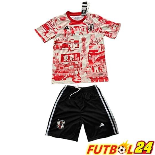 Camisetas De Futbol Japon Ninos Edición Especial Rojo 2025/2026