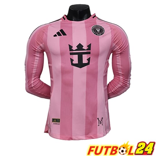 Camisetas De Futbol Inter Miami CF Manga Larga Primera 2025/2026