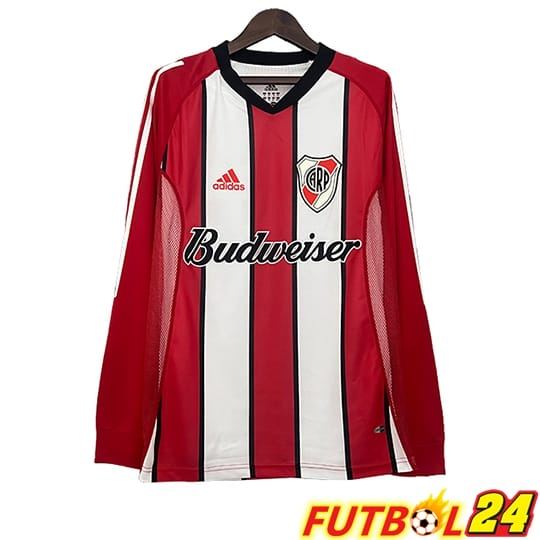 Camisetas De Futbol River Plate Retro Manga Larga Segunda 2003/2004