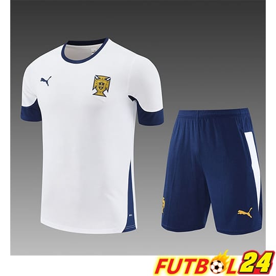 Camiseta Entrenamiento Portugal Ninos Blanco/Azul 2025/2026