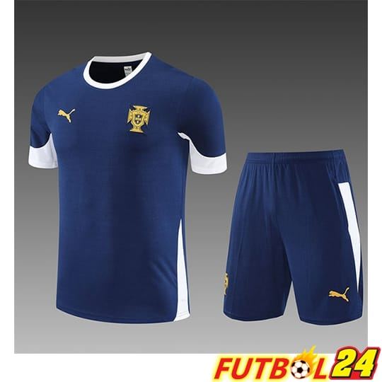 Camiseta Entrenamiento Portugal Ninos Azul Real 2025/2026