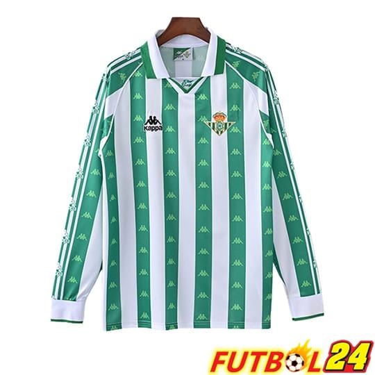 Camisetas De Futbol Real Betis Retro Primera Manga Larga 1991/1993