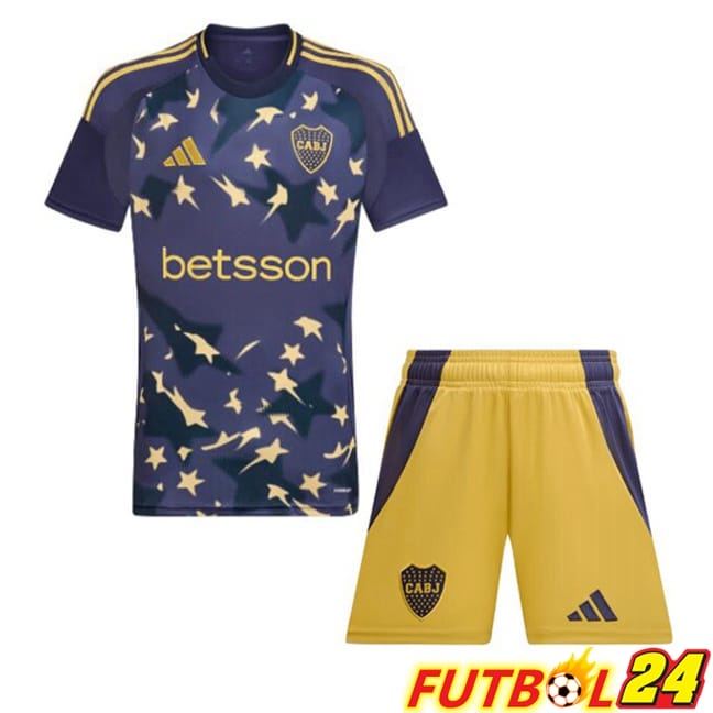 Camisetas De Futbol Boca Juniors Ninos Tercera Azul 2025/2026