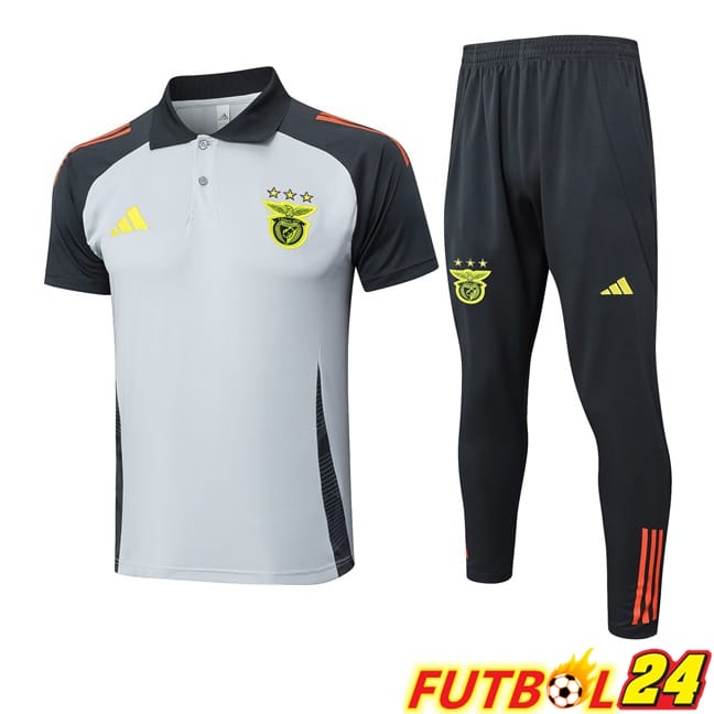 Camiseta Polo S.L Benfica + Pantalones Gris 2025/2026
