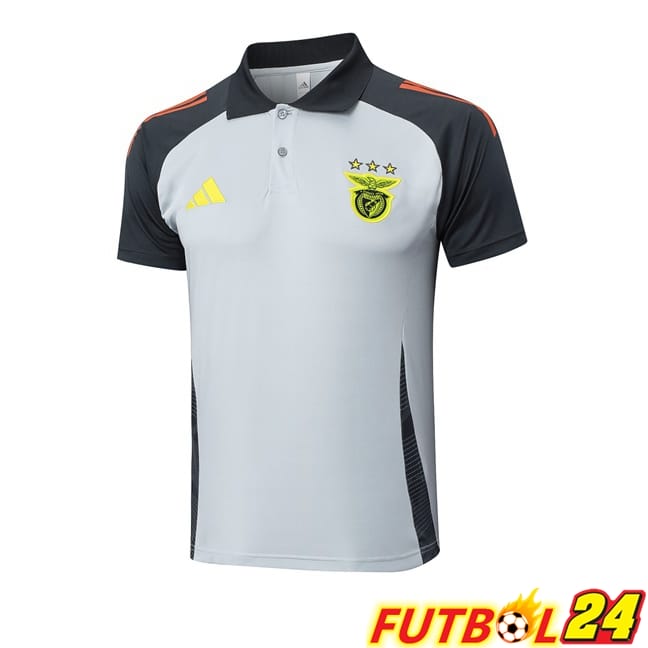 Camiseta Polo S.L Benfica Gris 2025/2026