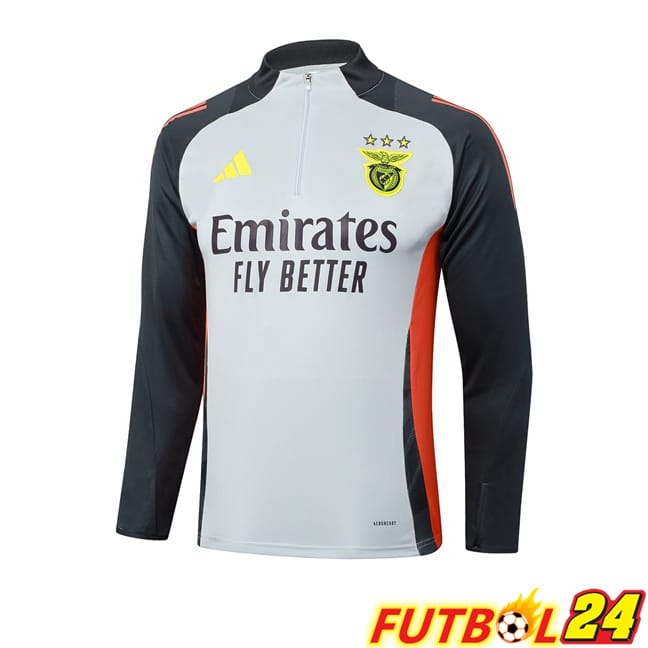 Sudadera De Entrenamiento S.L Benfica Gris 2025/2026