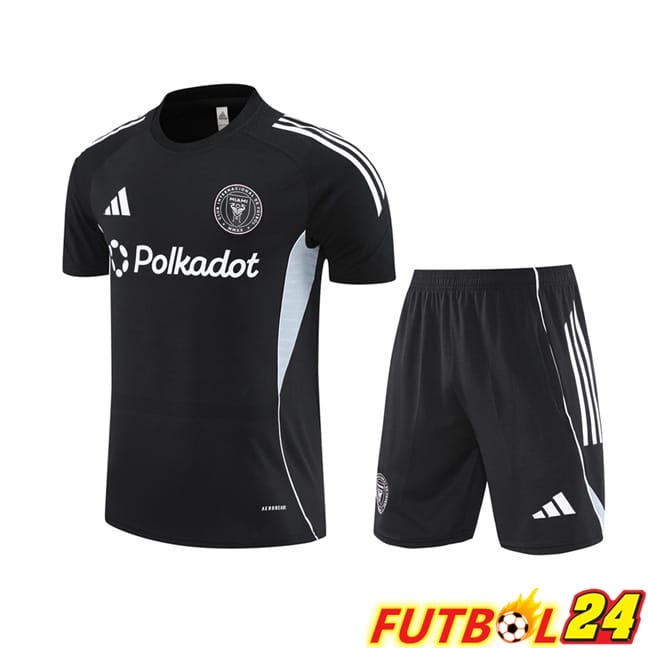 Camiseta Entrenamiento Inter Miami CF + Cortos Negro 2025/2026