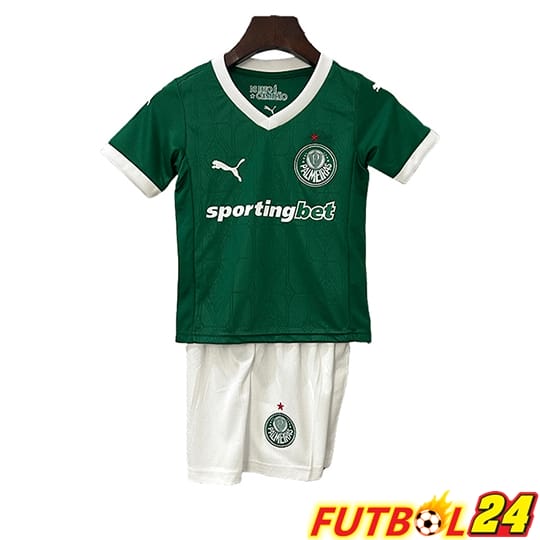 Camisetas De Futbol Palmeiras Ninos Primera 2025/2026