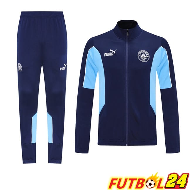 Chandal Equipos De Futbol - Chaqueta Manchester City Azul Real 2025/2026