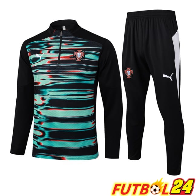Chandal Equipos De Futbol Portugal Verde Negro 2025/2026