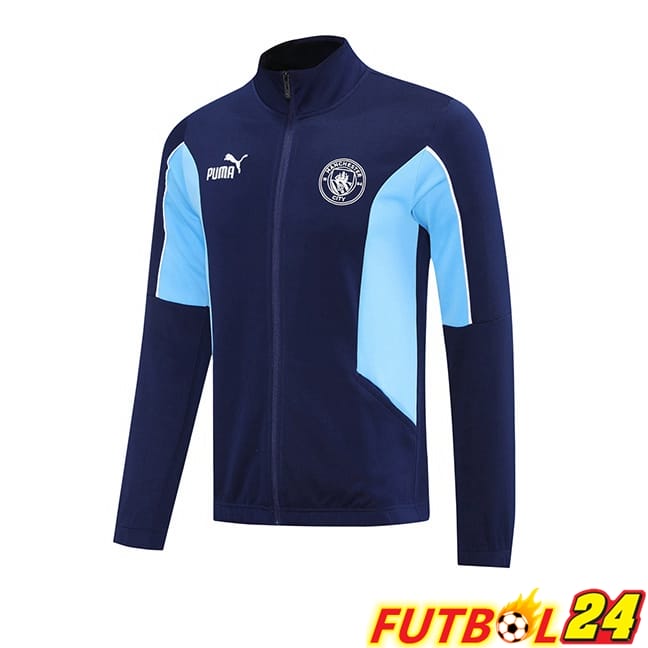 Chaquetas Futbol Manchester City Azul Real 2025/2026