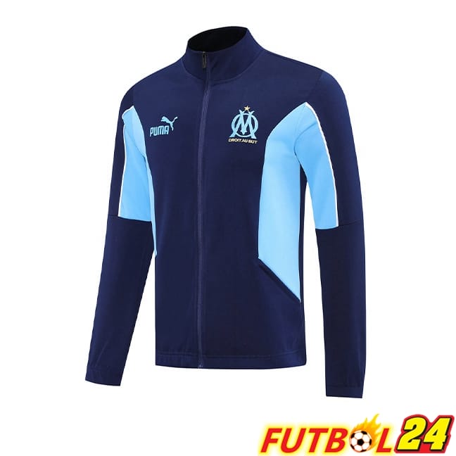 Chaquetas Futbol Marsella OM Azul Real 2025/2026