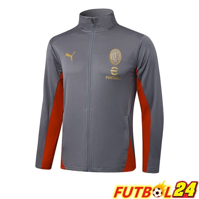 Chaquetas Futbol AC Milan Gris 2025/2026