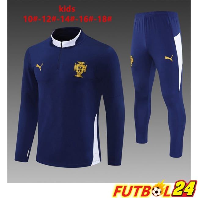 Chandal Equipos De Futbol Portugal Ninos Azul Real 2025/2026