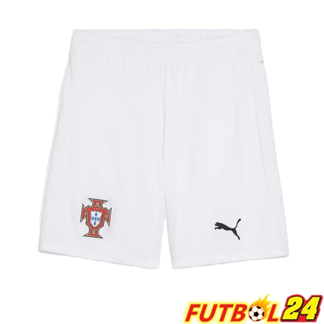 Cortos de Futbol Portugal Segunda Blanco 2025/2026